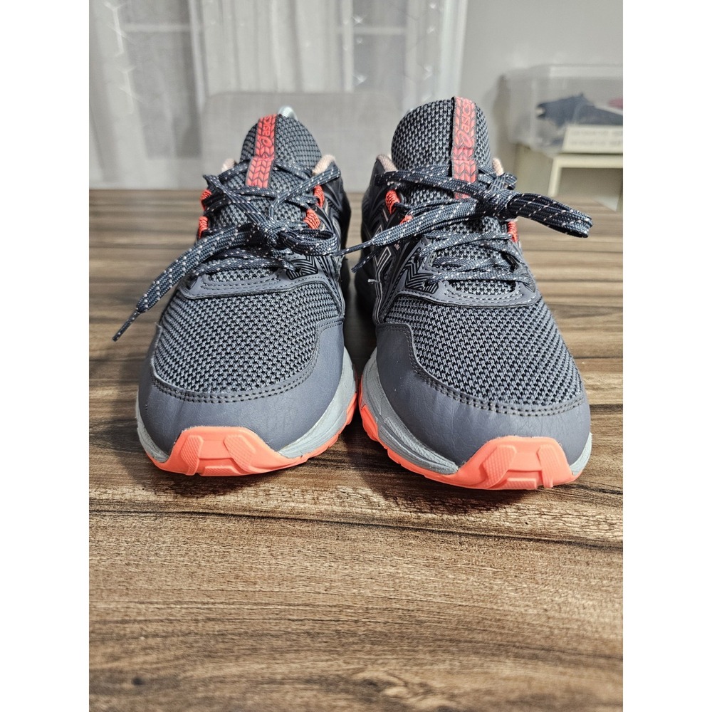 ASICS Women's Gel-Venture 8 Running Shoes Grey/Orange | Women's Size 8.5 Wide - Picture 4 of 16